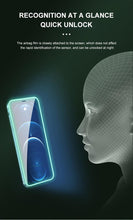 Load image into Gallery viewer, 2Pcs Luminous Protective Glass For iPhone 14 13 12 11 Pro Max X XR XS Screen Protector For 7 8 6 Plus SE3 Glowing Tempered Glass  Luminous Glowing Tempered Glass Screen Protector for iPhone
