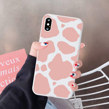 Load image into Gallery viewer, Slim Fit  Lightweight Black White  Print Silicone Case For iPhone 11 Pro 7 8 Plus X XR XS Max iphone 11 Cell Phone Case Cover White Black Pattern Print Silicone Unisex Case
