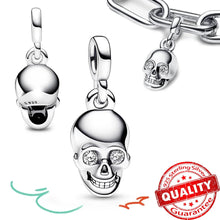 Load image into Gallery viewer, Sparkling Star Mini Dangle Charm - 925 Sterling Silver Green Heart Charm for Me Bracelet, Zircon &amp; Crystal Accent, Customizable Girl Party Jewelry

