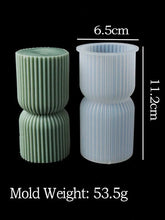 Load image into Gallery viewer, Nordic Style Cylindrical Candle Silicone Mold Aromath Candles Soap Making DIY Plaster Resin Craft Casting Molds Home Table Decor
