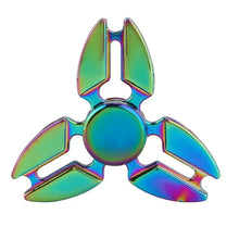 Load image into Gallery viewer, Metal Rainbow Fidget Spinner – Colorful EDC Hand Spinner Toy for Kids &amp; Adults | Anti-Anxiety Stress Relief Finger Spinner Gift

