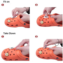 Load image into Gallery viewer, 1pcs Metal Shoes Charms Accessories Garden Rhinestones Letters Shoe Decorations Diy Charm For Crocs Pins Chain X-mas Women Gifts

