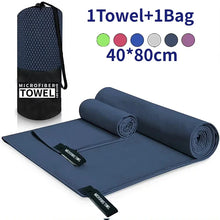 Load image into Gallery viewer, Quick-Drying Sports Towel 40x80CM Blue Grey Green Orange Swimming Gym Fitness Camping Running Beach Washcloth Towels
