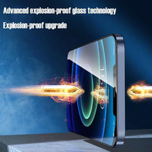 Load image into Gallery viewer, 9999D Full Cover Tempered Glass For IPhone 11 12 13 Pro Max X XS Max XR Screen Protector On IPhone 12 Mini Protective Film  Edge To Edge Full Coverage And 9H Hardness Anti-Scratch Shockproof Protection Screen Cover Shield
