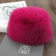 Load image into Gallery viewer, Hot Sale Fur Hat Women Warm Snow Ski Cap Female Faux Fox Fur Thick Warm Winter Hat Lady Windproof Russian Hat Ear Warmer Bonnet
