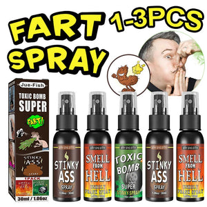 30ml Fart Gag Spray Prank Joke Plastic Liquid Fart Gag Party Supplies Stinky Fart for Adults Kids Non Toxic Halloween Funny Toys