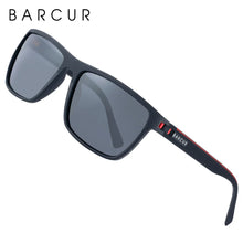 Load image into Gallery viewer, BARCUR Sports Polarized Sunglasses for Men Lightweight TR90 Square Fishing &amp; Travel Eyewear UV400 Protection Men Accessory
