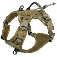 Load image into Gallery viewer, Tactical No-Pull Dog Harness – Adjustable MOLLE Military Vest for Medium &amp; Large Dogs
