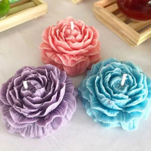 Load image into Gallery viewer, 3D Peony Flower Silicone Candle Mold – DIY Relief Candle, Soap &amp; Resin Mold for Handmade Crafts, Gifts &amp; Home Décor

