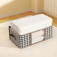 Load image into Gallery viewer, Large Clear Foldable Storage Box – Zippered Clothes Organizer with Handles
