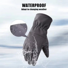 Load image into Gallery viewer, Men Women Winter Tactics Outdoors Camouflage Thickened Ski Gloves Waterproof Touch Screen Skiing Camping Cycling Fishing Glove
