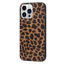Load image into Gallery viewer, Retro Crocodile Leopard Snake Zebra Pattern Texture PU Leather Cases For iPhone 14 13 Phone Cover Unique Design Shockproof Soft Grip Leather Phone Case For iPhone
