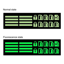 Load image into Gallery viewer, 18 pcs/set Luminous Automobile Interior Stickers Universal Car Windows Control Panel Decals Auto Door Window Lift Button Sticker

