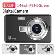 Load image into Gallery viewer, 4K HD 1080P Digital Camera 96MP Portable Vlogging Camera 16X Zoom Camcorder Camera 2.4 Inch IPS Screen for Kid Adult Photography
