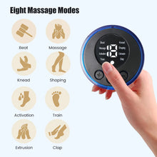 Load image into Gallery viewer, 5pcs set Neck Back Massager Sticker EMS Pulse Mini Electric Massage for Shoulder Leg Cervical Body Muscle Stimulator Relief Pain
