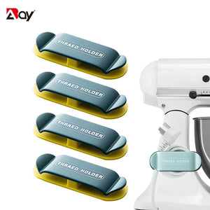 4Pcs Kitchen Appliance Cord Winder Organizer Stick on Upgrade Wrapper for Appliances Holder Cable Storage Small Home Accessoires