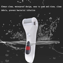 Load image into Gallery viewer, Electric Foot File Grinder Dead Dry Skin Callus Remover Rechargeable Feet Pedicure Tool Foot Care Tools for Hard Cracked Clean01
