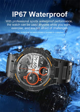 Load image into Gallery viewer, Smartwatch Military Men 360*360 HD Screen Flashlight Health Monitoring Waterproof Heart Rate BT Call Smart Watch For Android IOS
