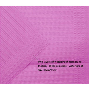 20Pcs Disposable Nail Art Table Towel 13"x18" - 3 Ply Tattoo Bib Sheet for Patients Dentist or Medical Tray Cover and Nail Table