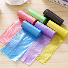 Load image into Gallery viewer, 100PCS Mixed Color Garbage Bags – Thick Disposable Trash Can Liners
