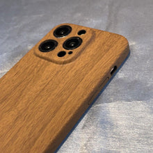 Load image into Gallery viewer, Ultra thin Vintage Wood Texture Phone Case For iPhone 14Plus 13Pro 14 13 12 Pro Max Lens protection anti-skid Soft Cover Wooden Smartphone case For iPhone
