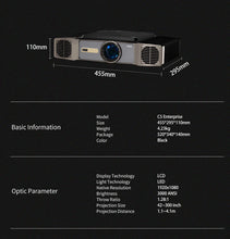 Load image into Gallery viewer, DESS 1080P Full HD Projector LED 4K WiFi Android Projectors Auto Focus C5 Enterprise Video Smart Home Theater Beamer For Meeting
