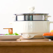 Load image into Gallery viewer, 1.7L Electric Cooker Small Rice Cooker 1-2 People Multicooker Household Non-stick Hot Pot Electric Steamer Cooking Appliances
