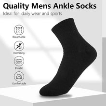 Load image into Gallery viewer, 10PCS Men’s Mid-Calf Cotton Socks – Solid Color, Versatile for All Seasons

