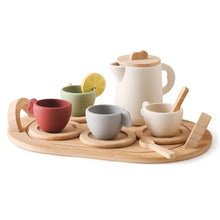 Load image into Gallery viewer, Wooden Montessori Teapot Tea Set – Pretend Play Toy
