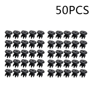 50PCS 10mm Hole Car Rivet Push Clips Retainer Fender Door Trim Panel Clip Plastic Rivets Fastener Auto Accessories