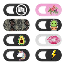 Load image into Gallery viewer, Webcam Cover Shutter Magnet Slider Plastic Camera Cover For IPad Tablet Web Laptop Pc Camera Mobile Phone Lenses Privacy Sticker
