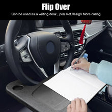 Load image into Gallery viewer, Car Table Steering Wheel Eat Work Cart Drink Food Coffee Goods Holder Tray Car Laptop Computer Desk Mount Stand Seat Table - RPM-Stores
