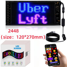 Load image into Gallery viewer, Bluetooth APP Waterproof USB 5V Flexible Addressable RGB Pattern Graffiti Scrolling Text Animation Matrix Pixel Display Car Shop
