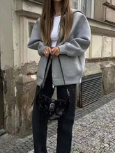 Load image into Gallery viewer, Autumn Women’s Hooded Jacket – Long Sleeve Zipper Coat
