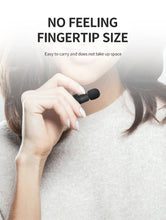 Load image into Gallery viewer, Basix Wireless Lavalier Microphone Audio Recording Mini Replaceable Windproof Wool Microphone for iPhone16 Shoot vlog YouTube

