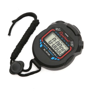 Classic Waterproof Digital Professional Handheld LCD Handheld Sports Stopwatch Timer Stop Watch With String For Sports