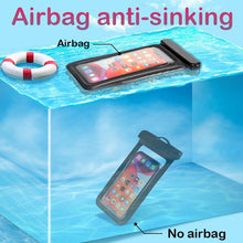 Load image into Gallery viewer, Universal Waterproof Phone Case Swim Bag For iPhone 11 13 Pro Max Water Sports Beach Pool Cover Universal Waterproof Phone Case  Waterproof Phone Pouch for iPhone
