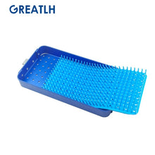 Load image into Gallery viewer, Single Layer Silicone Sterilization Tray Box Case Tools Disinfection Box Autoclavable Box Eye Instrument Dental Disinfection
