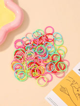 Load image into Gallery viewer, 100pcs Kids Rubber Bands – Colorful Hair Scrunchies for Toddlers
