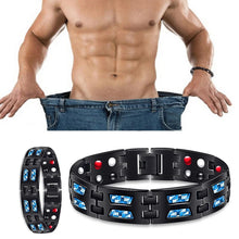 Load image into Gallery viewer, Titanium Magnetic Bracelet Titanium Magnetic Luxury Slimming Bracelet Therapy Healthcare Jewelry Men Bangle Health Bracelets
