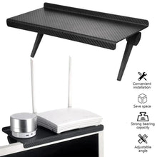 Load image into Gallery viewer, Adjustable Screen Storage Rack - No-Drill Shelf for TV &amp; Computer Monitors

