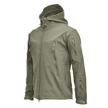 Load image into Gallery viewer, Winter Big Size Men Camouflage Jacket Soft Classic Design Unique Wind &amp; Water-Resistant Jacket Tactical Jacket Men Waterproof Warm Windbreaker Clothing For Men Outdoor Camouflage Hooded Coat
