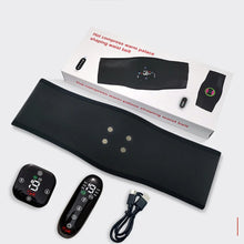 Load image into Gallery viewer, EMS Abdominal Toning Belt Electric Muscle Stimulation Muscle Toner Portable Fitness Massager Waist Trainer Body Slimming Shaping
