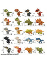 Load image into Gallery viewer, 5/10PCS Finger-biting Dinosaurs Movable Joints Size Simulation Dinosaur Model Toys Children Educational Toys Children Christmas
