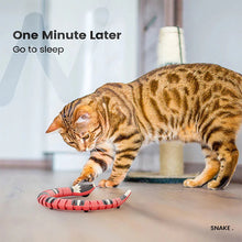 Load image into Gallery viewer, Automatic Smart Sensing Snake Cat Toy – Interactive USB Rechargeable Moving Pet Toy with Lights &amp; Motion Detection for Cats
