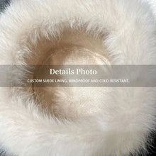 Load image into Gallery viewer, Hot Sale Fur Hat Women Warm Snow Ski Cap Female Faux Fox Fur Thick Warm Winter Hat Lady Windproof Russian Hat Ear Warmer Bonnet
