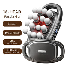 Load image into Gallery viewer, 16-Head Fascia Gun High-Frequency Vibration Body Massage Gun Waist and Back  Massager Neck Shoulder Massager Muscle masajeador
