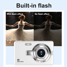 Load image into Gallery viewer, 4K HD 1080P Digital Camera 96MP Autofocus Vlogging Camera 2.4 Inch IPS Screen Portable Vlogging Camera for Kids Adults Beginners
