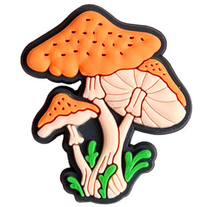 Cute Mushroom Shoe Charms Pin for Crocs Accessories Charms Clogs Bubble Slides Shoe DIY Shoe Decoration Kids Party Gifts