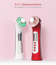 Load image into Gallery viewer, Ultrasonic Ion Facial Massager - Photon Rejuvenation &amp; EMS Microcurrent, Portable Vibration Skin Care Device for Home Use
